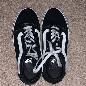 Classic black and white vans